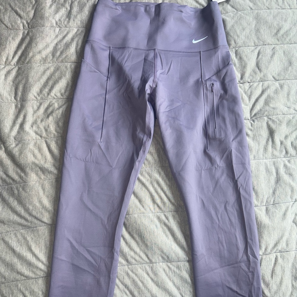 Nike Womens Purple DRI FIT Leggings